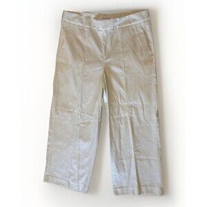 Everlane Womens 8 Ivory White High Rise Drape Pant Wide Leg Dress Pants Slacks